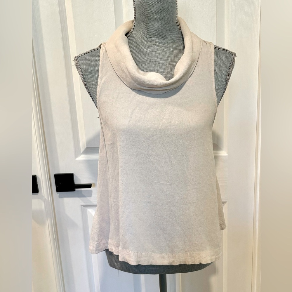 COTTON CANDY LA Cowl Neck With‎ Open Back Top Size SMALL
